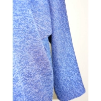 Melanżowy luźny sweter OVERSIZE kobaltowy XXL